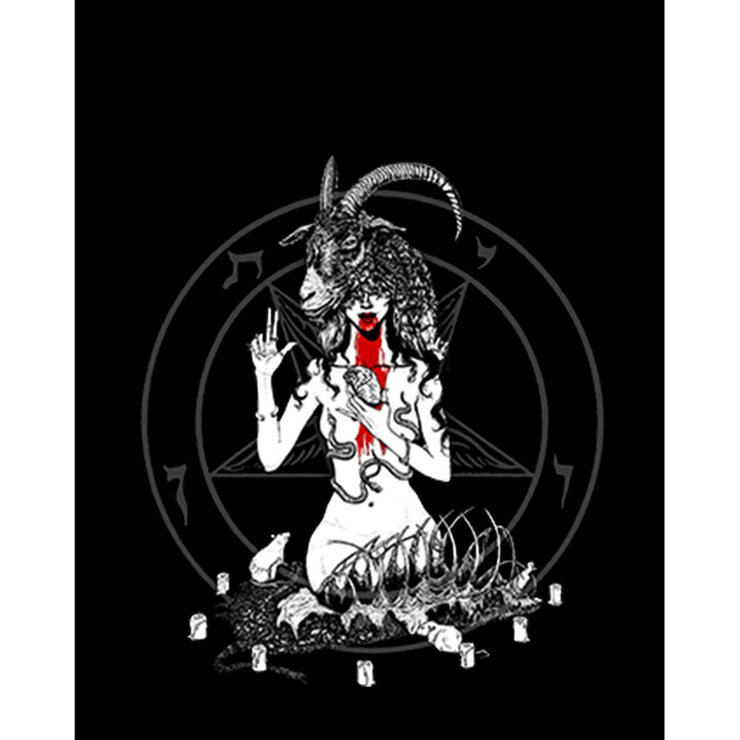 Baphomet Blood Büyük Sırt Patch Yama