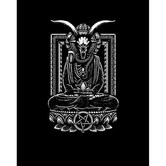 Baphomet Goat Figure Büyük Sırt Patch Yama