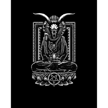 Baphomet Goat Figure Büyük Sırt Patch Yama