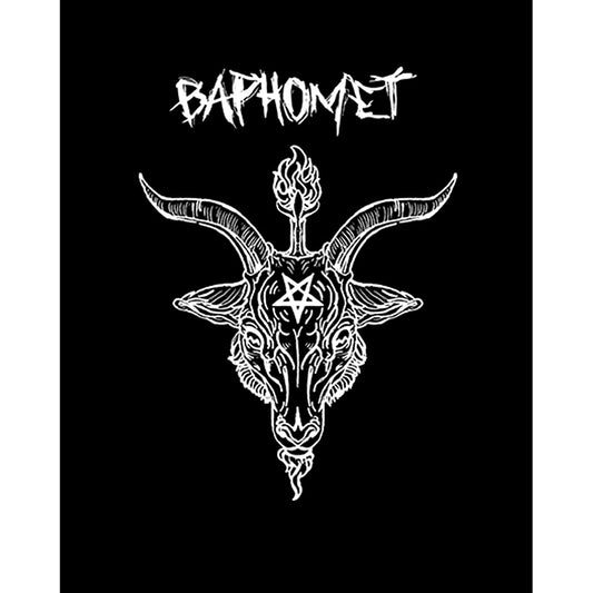 Baphomet Goat Head Büyük Sırt Patch Yama