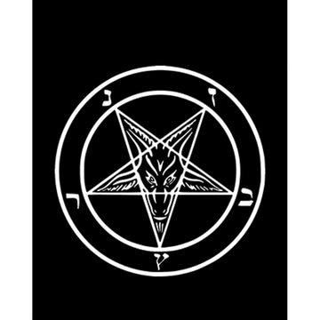 Baphomet Logo Büyük Sırt Patch Yama