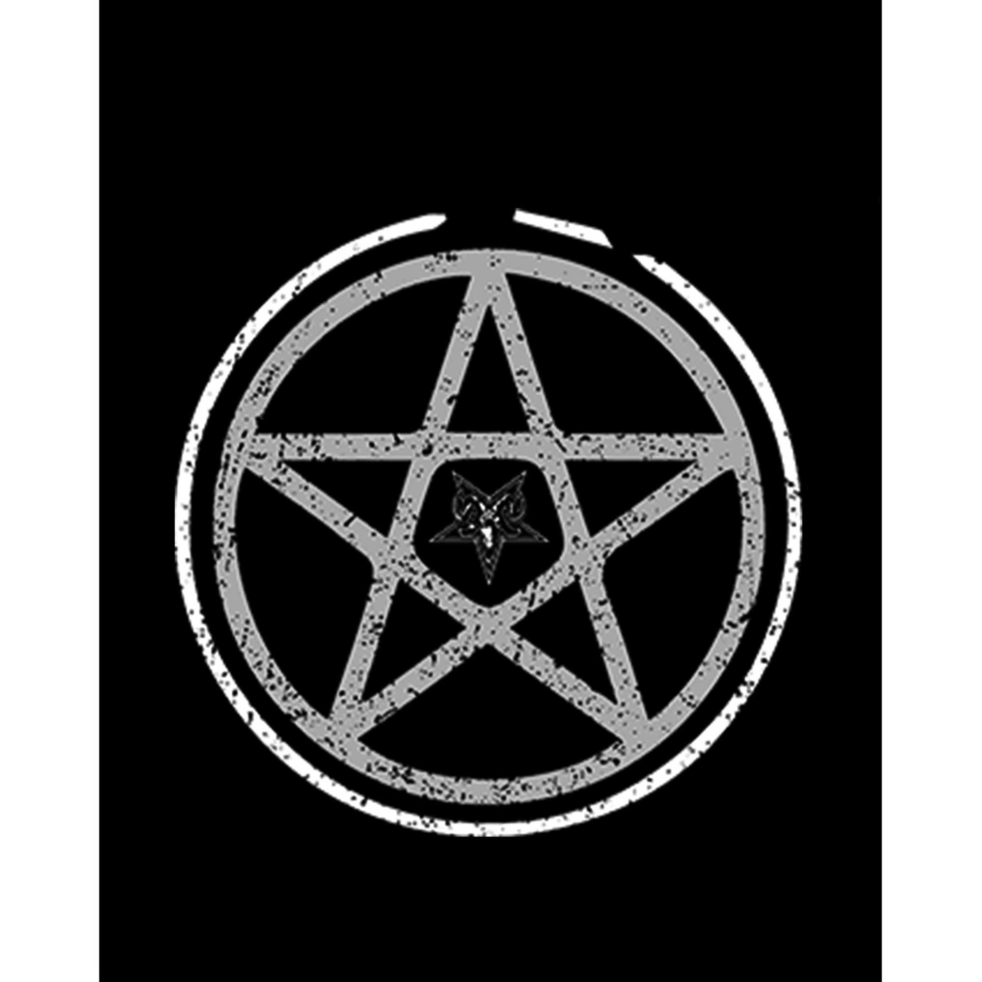 Baphomet Pentagram Büyük Sırt Patch Yama