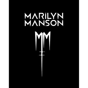 Marilyn Manson Logo Büyük Sırt Patch Yama