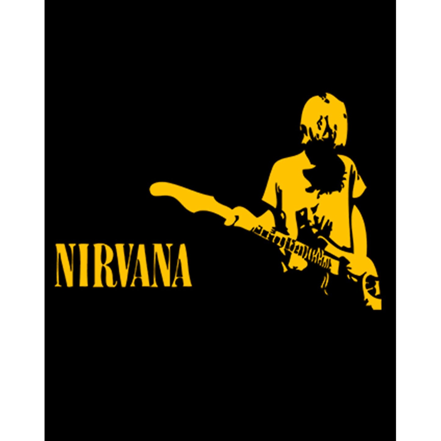 Nirvana Kurt Cobain Büyük Sırt Patch Yama