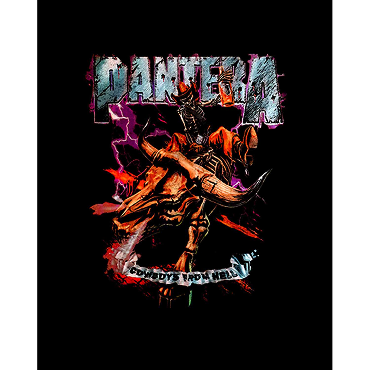 Pantera Cowboys From Hell Büyük Sırt Patch Yama