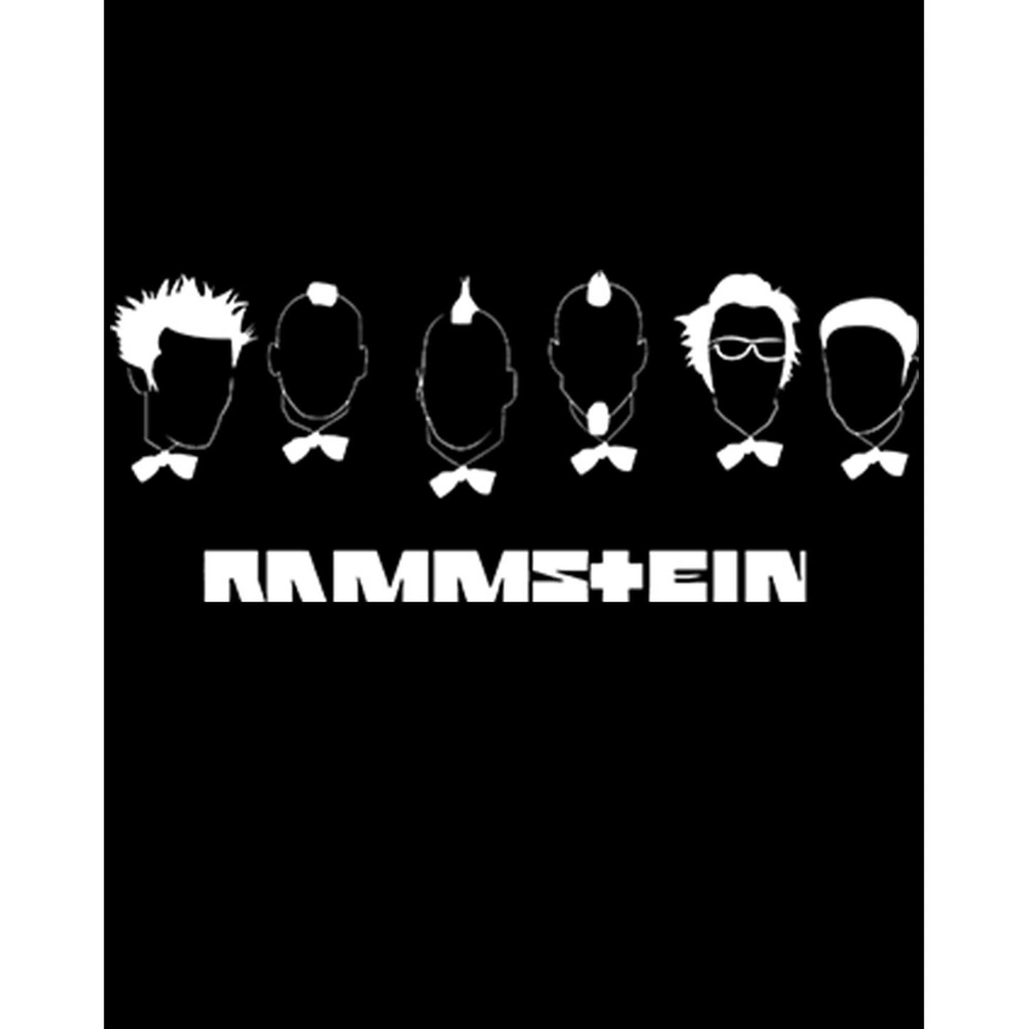 Rammstein Drawing Büyük Sırt Patch Yama