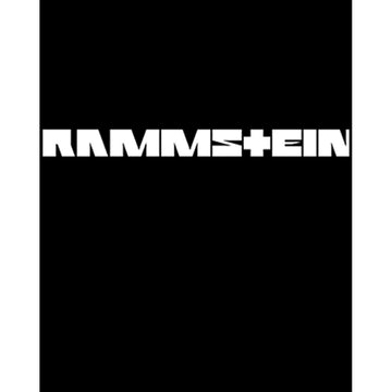 Rammstein Text Büyük Sırt Patch Yama