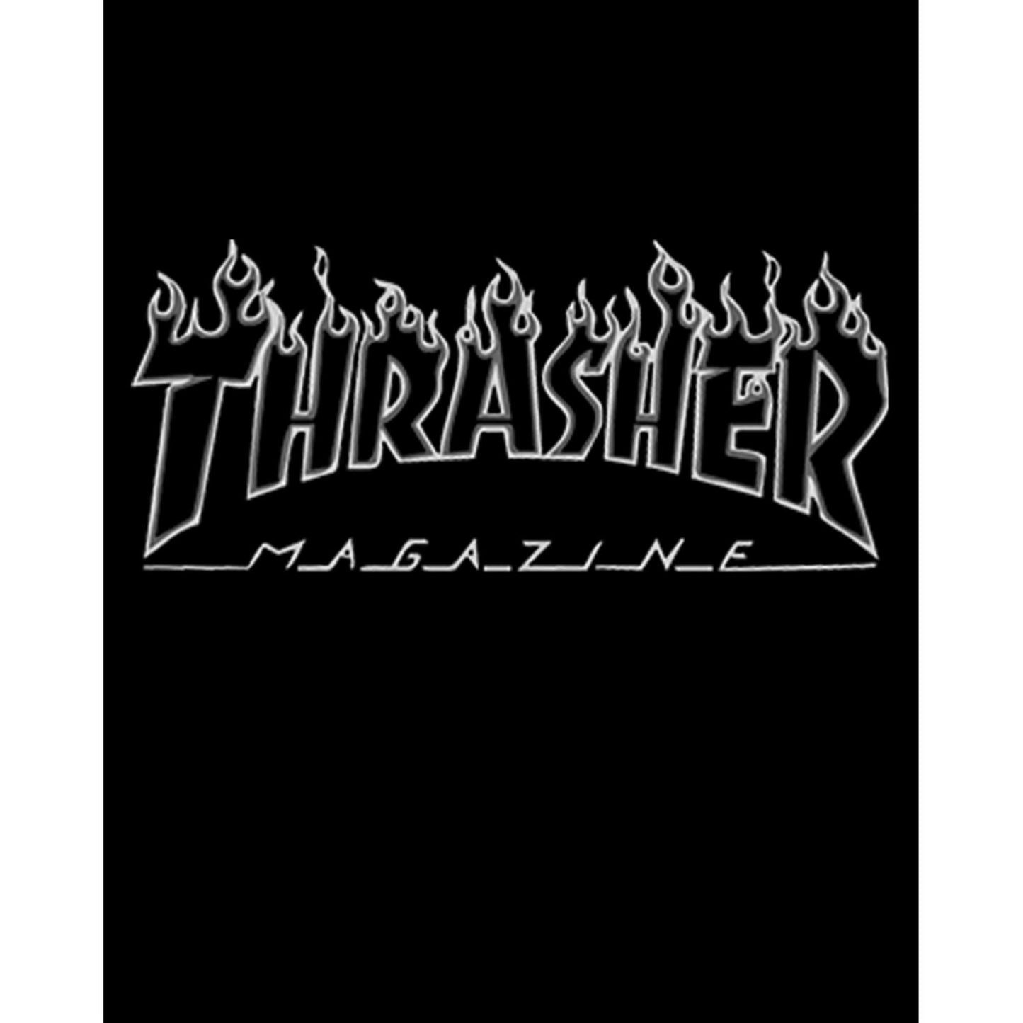 Thrasher White Büyük Sırt Patch Yama