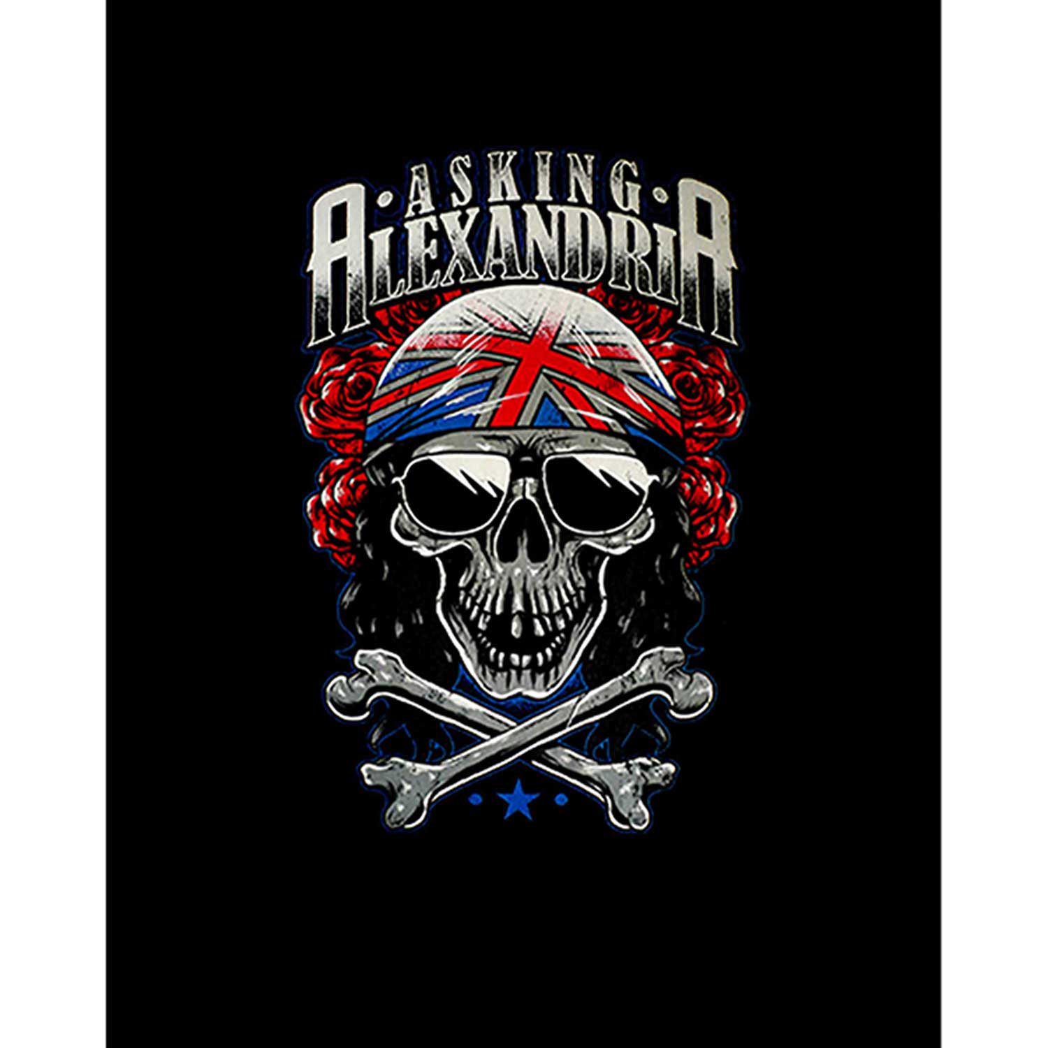 Asking Alexandria Skull Büyük Sırt Patch Yama