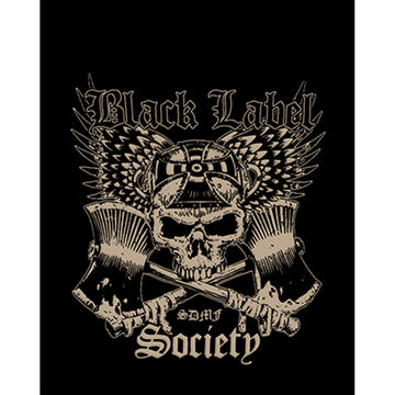 Black Label Society Skull Classic Büyük Sırt Patch Yama