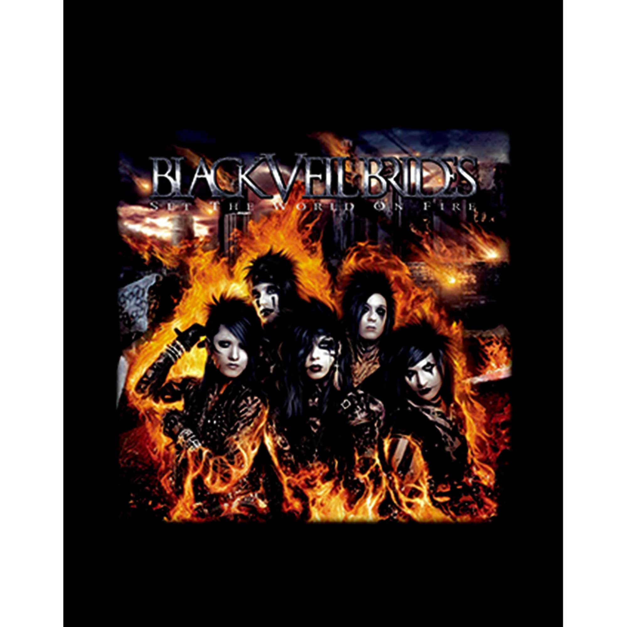 Black Veil Brides Set the World On Fire Büyük Sırt Patch Yama