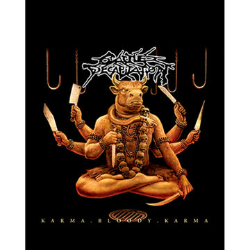 Cattle Decapitation Karma Bloody Karma Büyük Sırt Patch Yama