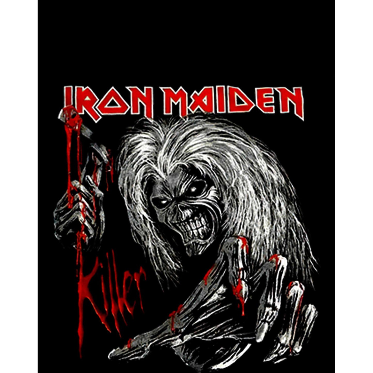 Iron Maiden Scary Zombie Büyük Sırt Patch Yama