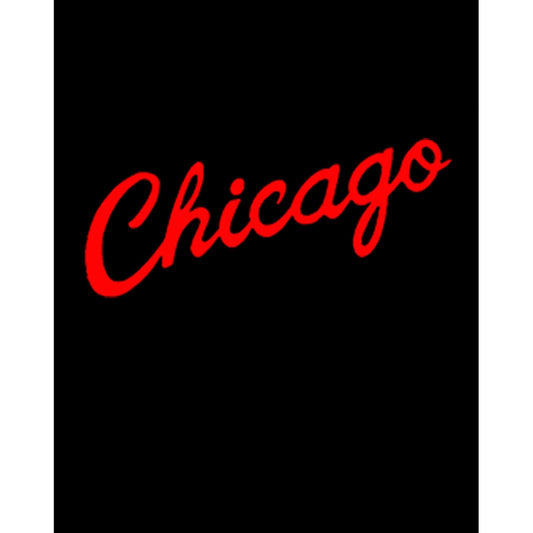 Chicago Yazı Büyük Sırt Patch Yama