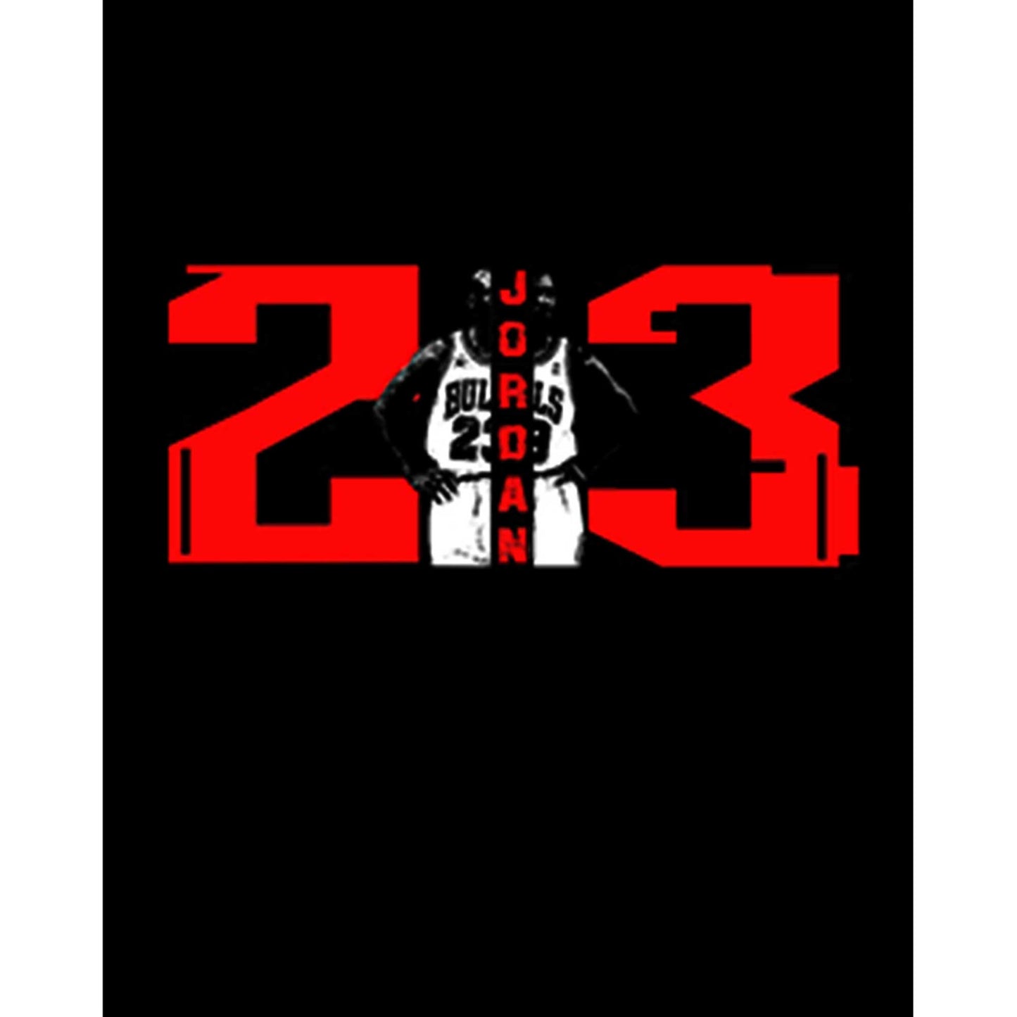 Michael Jordan 23 Büyük Sırt Patch Yama