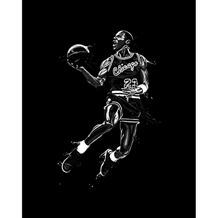 Michael Jordan Black Büyük Sırt Patch Yama