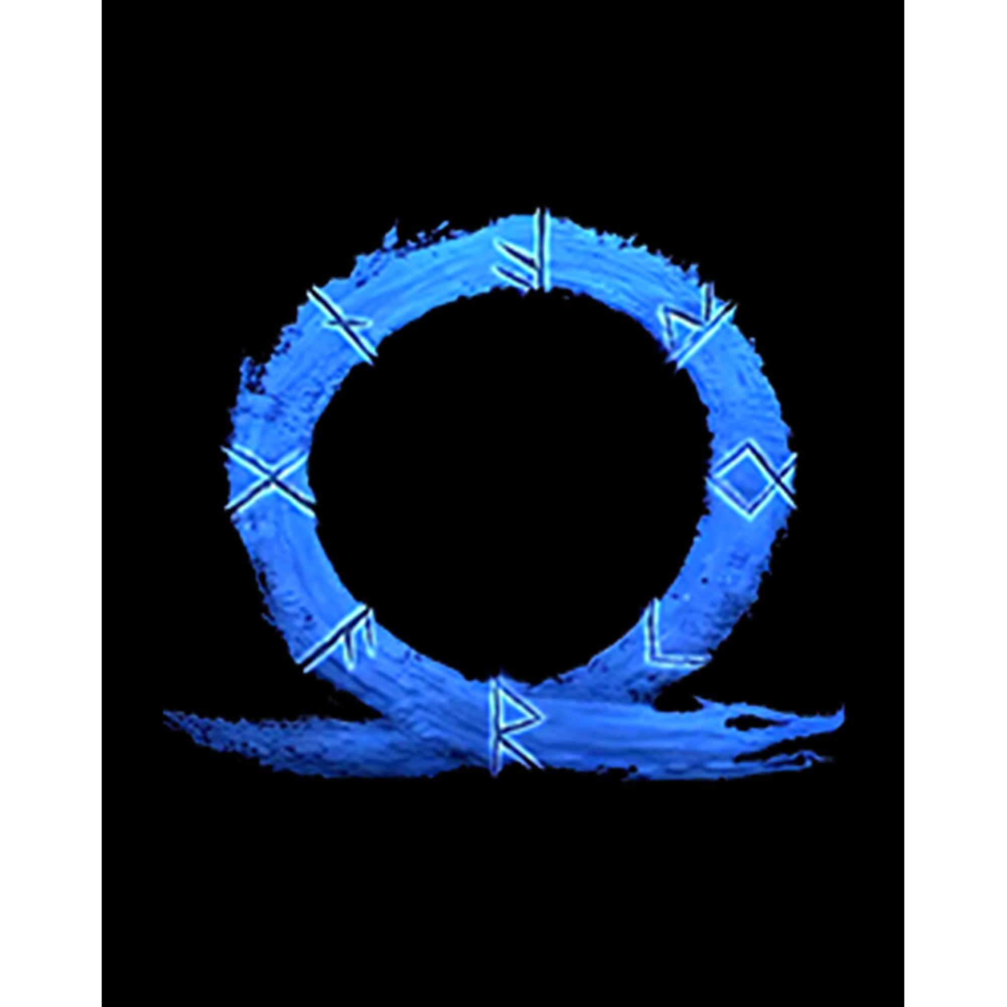 God of War Ragnarok Blue Logo Büyük Sırt Patch Yama