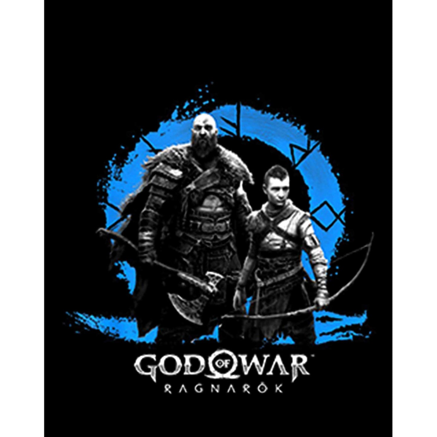 God of War Ragnarok Kratos Atreus Logo Büyük Sırt Patch Yama