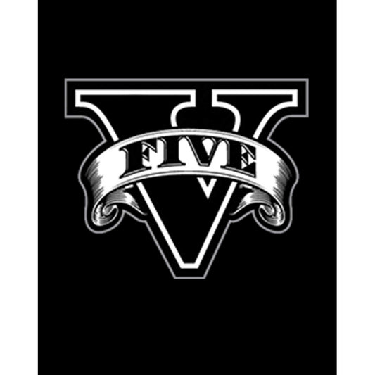 GTA Five Black Logo Büyük Sırt Patch Yama