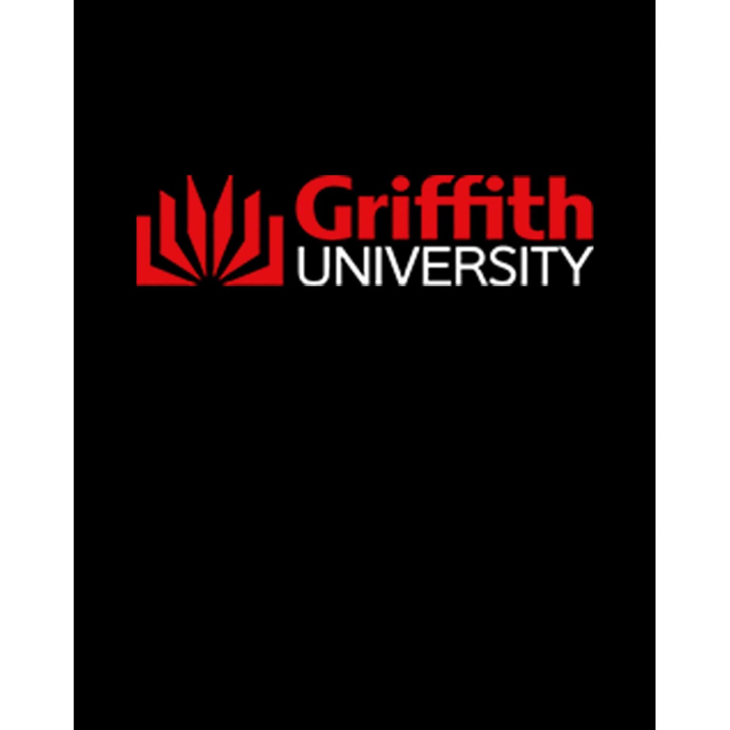 Griffith University Red Logo Büyük Sırt Patch Yama