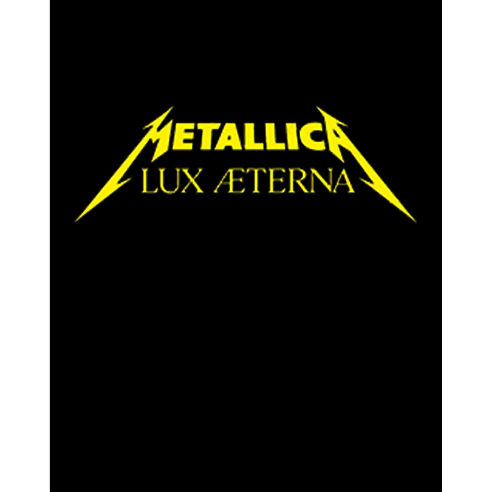 Metallica Lux Æterna Text Büyük Sırt Patch Yama