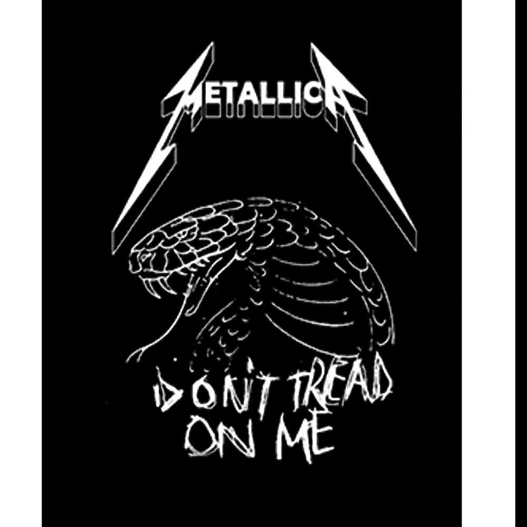 Metallica Don't Tread On Me Büyük Sırt Patch Yama