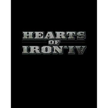 Hearts of Iron IV Silver Logo Büyük Sırt Patch Yama