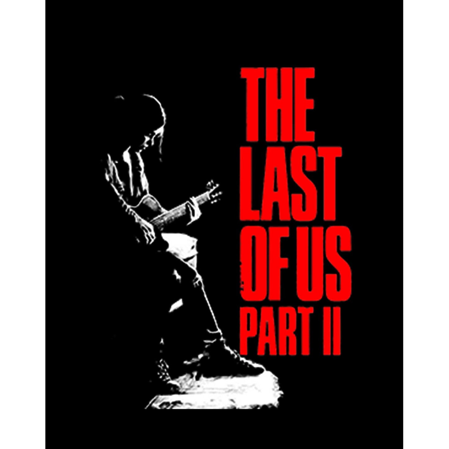 The Last Of Us 2 Ellie Guitar Büyük Sırt Patch Yama