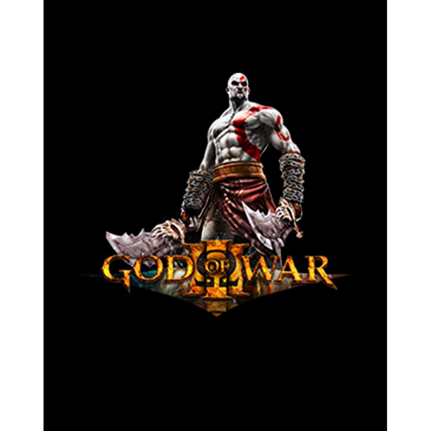 God of War Kratos Siluet Logo Büyük Sırt Patch Yama