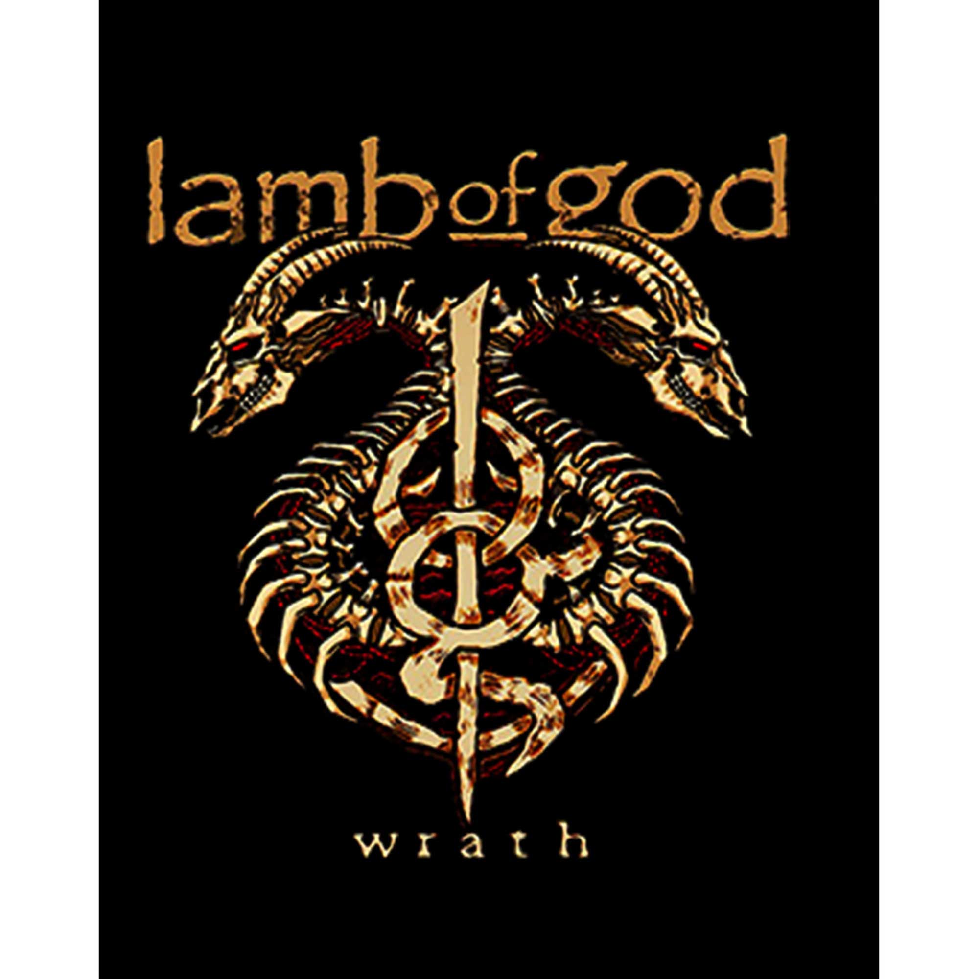 Lamb of God Wrath Dragon Büyük Sırt Patch Yama