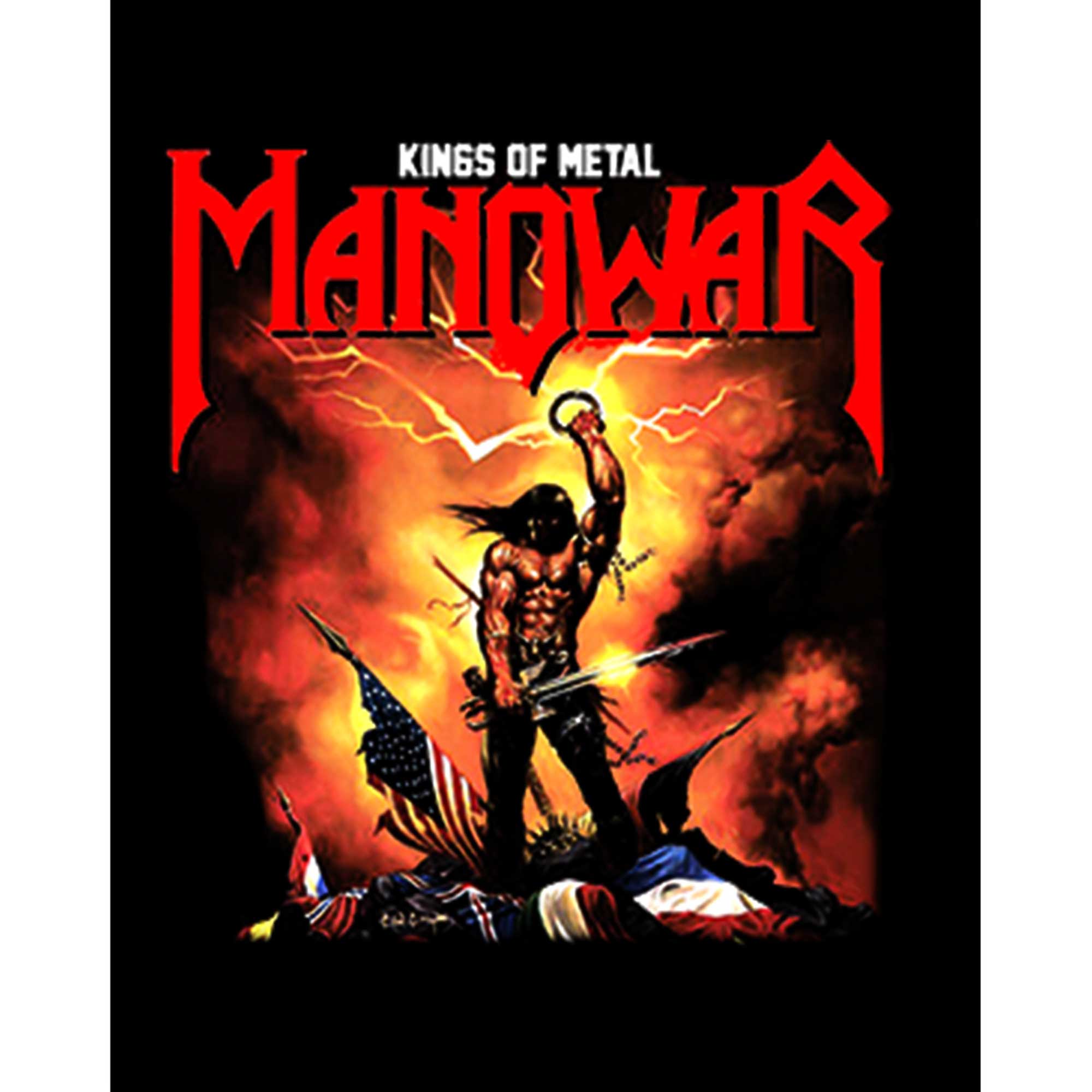 Manowar Kings of Metal Büyük Sırt Patch Yama