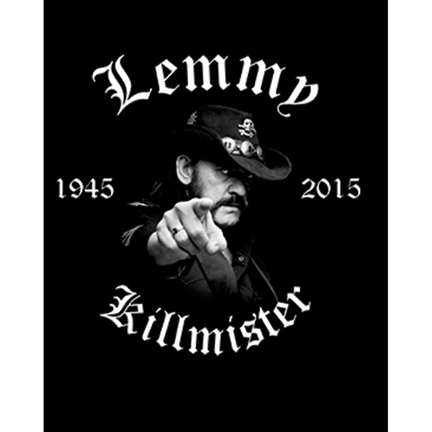 Motörhead Lemmy Kilmister 1945-2015 Büyük Sırt Patch Yama