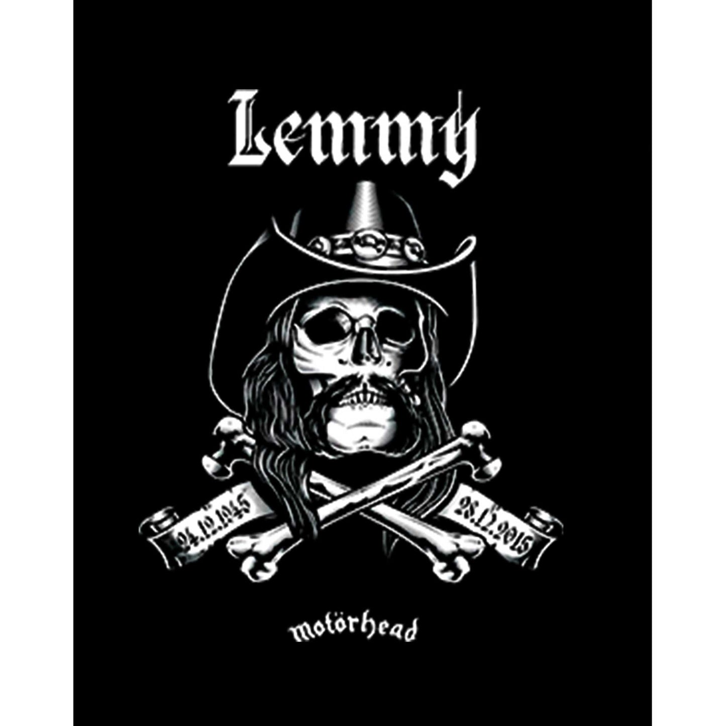 Motörhead Lemmy Kilmister Skull Büyük Sırt Patch Yama