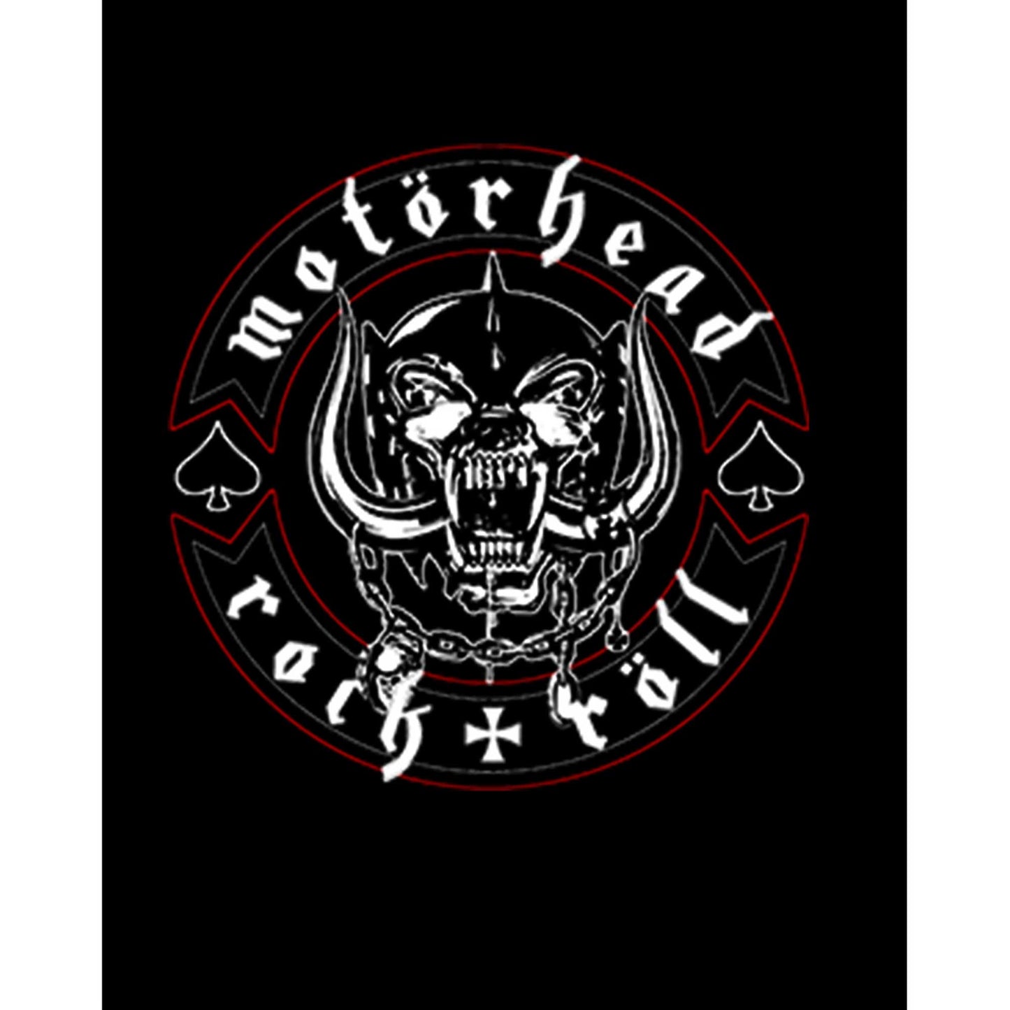 Motörhead Rock n Röll Büyük Sırt Patch Yama