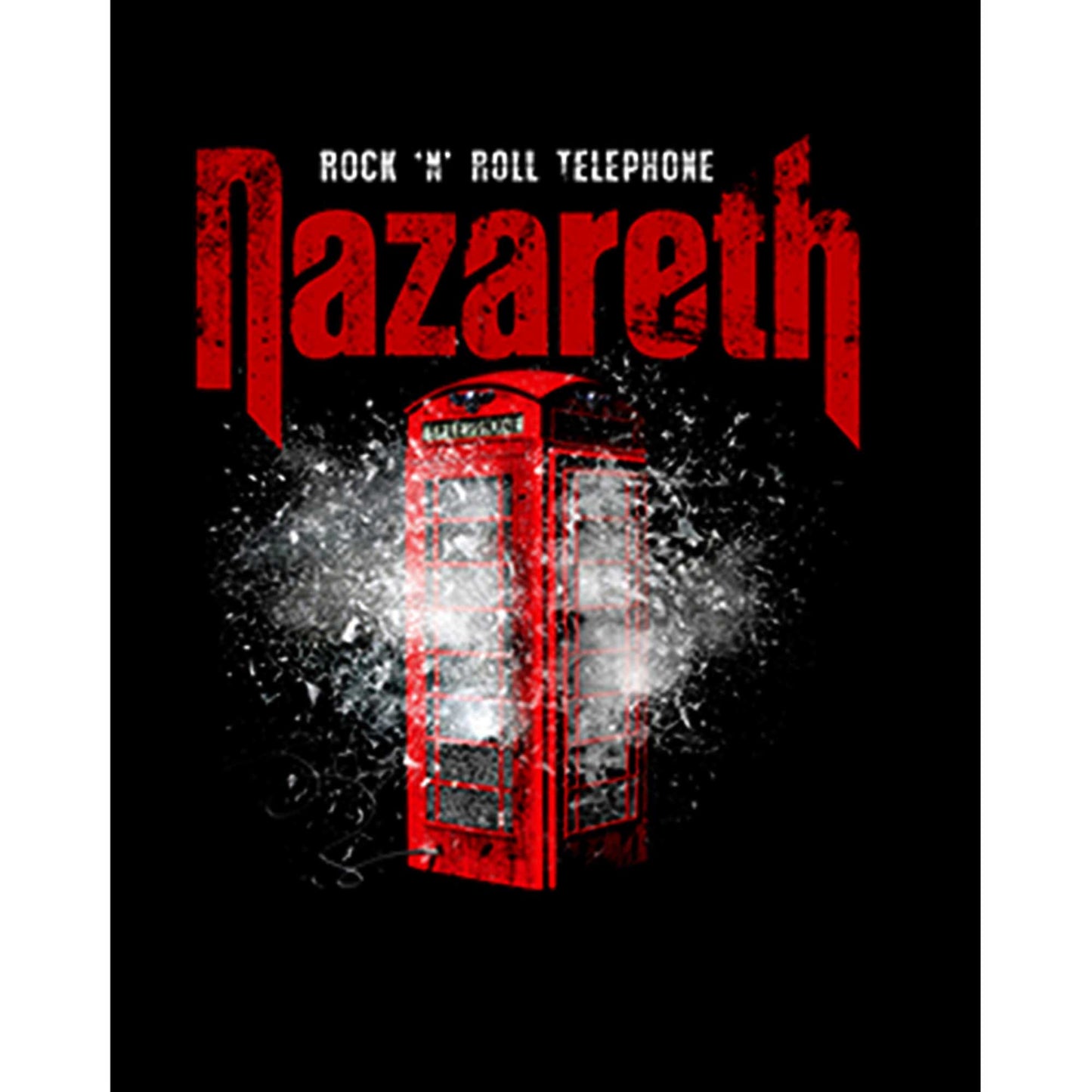 Nazareth Rock 'N' Roll Telephone Büyük Sırt Patch Yama