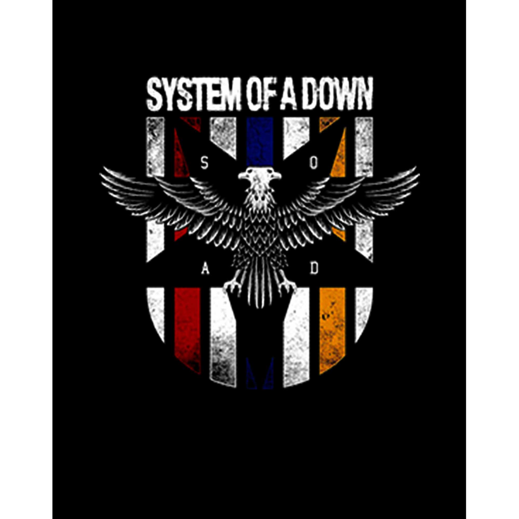 System of a Down Eagle Colors Büyük Sırt Patch Yama