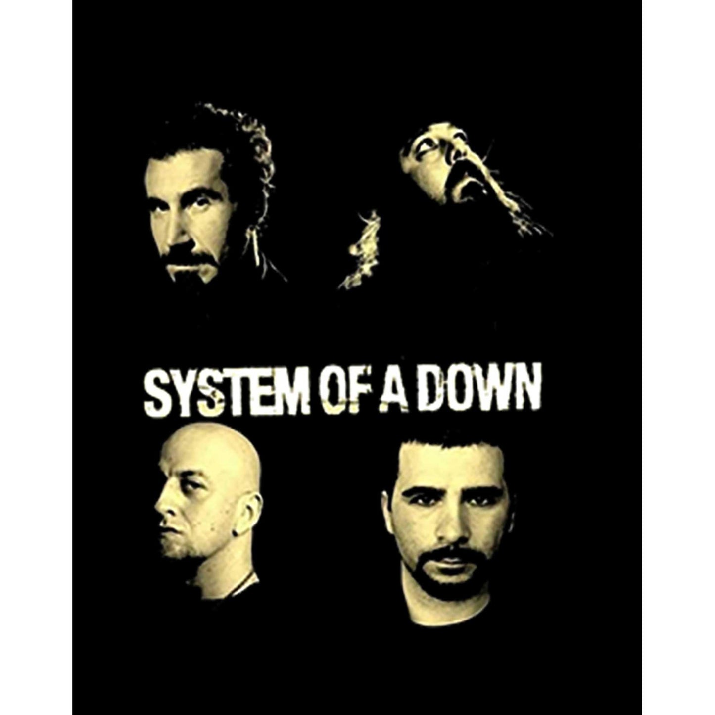 System of a Down Grup Face Büyük Sırt Patch Yama