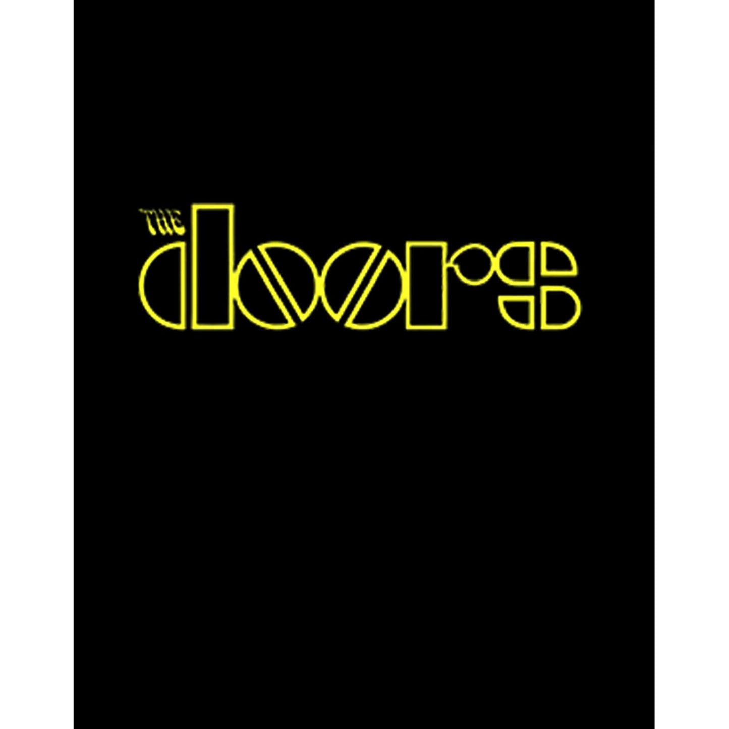 The Doors Logo Yellow Büyük Sırt Patch Yama