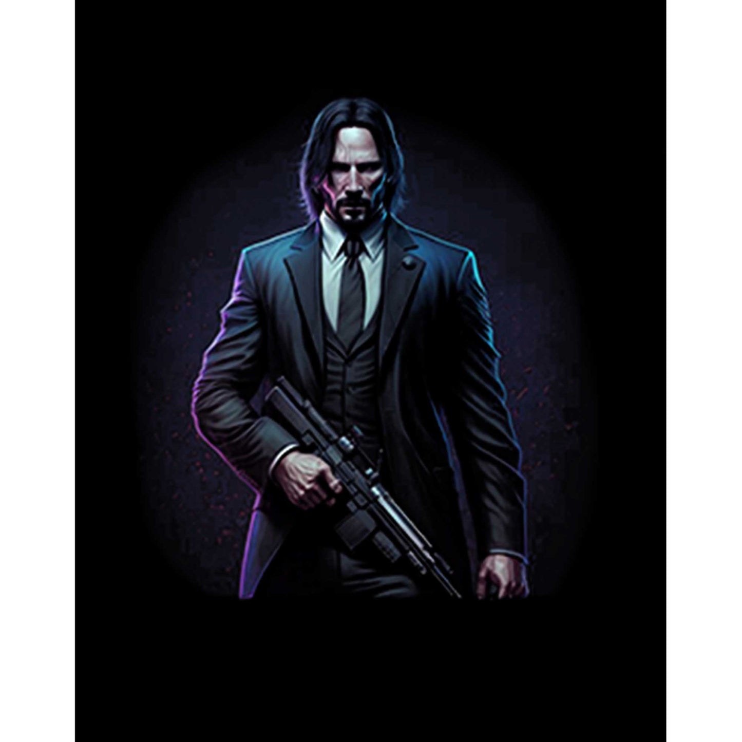 John Wick Art Classic Büyük Sırt Patch Yama