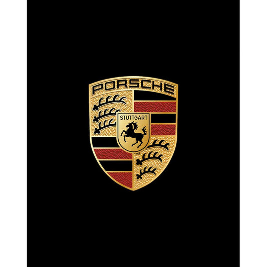 Porsche Logo Büyük Sırt Patch Yama