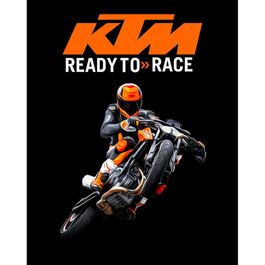 KTM Ready To Race Moto Büyük Sırt Patch Yama