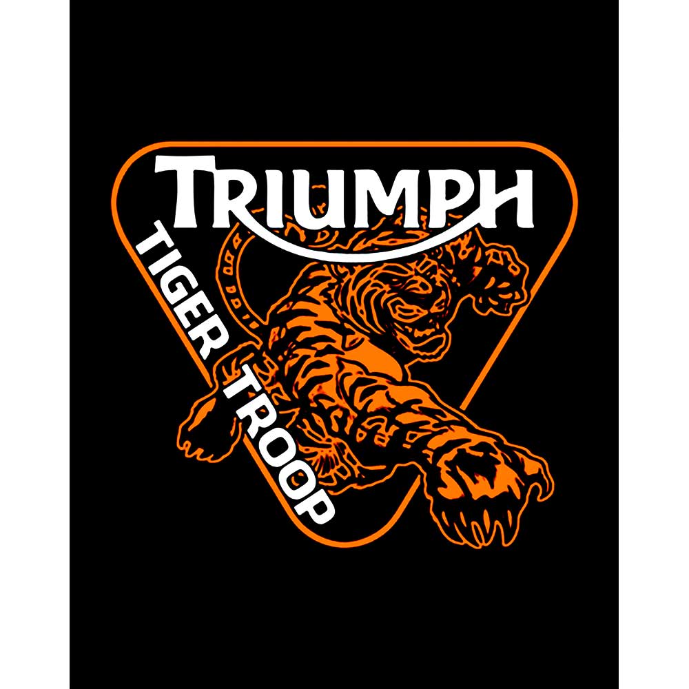 Triumph Tiger Troop Büyük Sırt Patch Yama