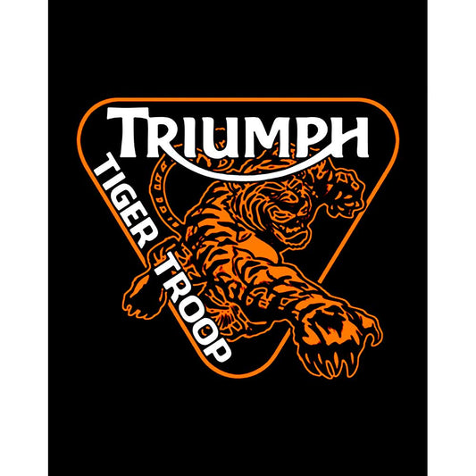 Triumph Tiger Troop Büyük Sırt Patch Yama