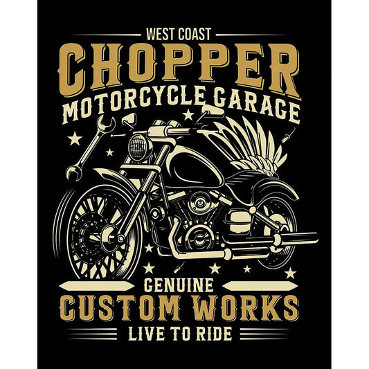West Coast Chopper Motorcycle Büyük Sırt Patch Yama