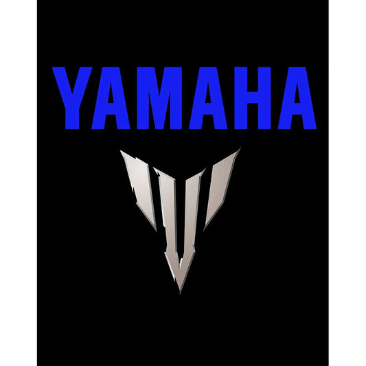 Yamaha MT07 Logo Blue Büyük Sırt Patch Yama