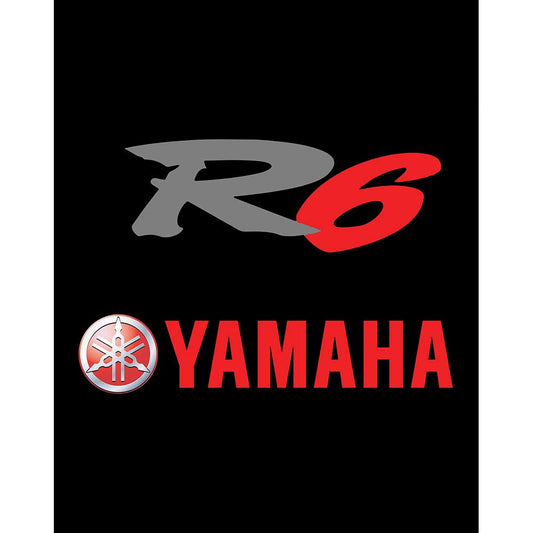 Yamaha R6 Red Büyük Sırt Patch Yama