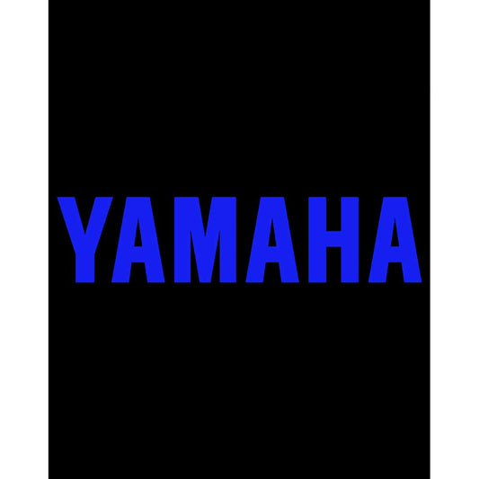 Yamaha Text Blue Büyük Sırt Patch Yama