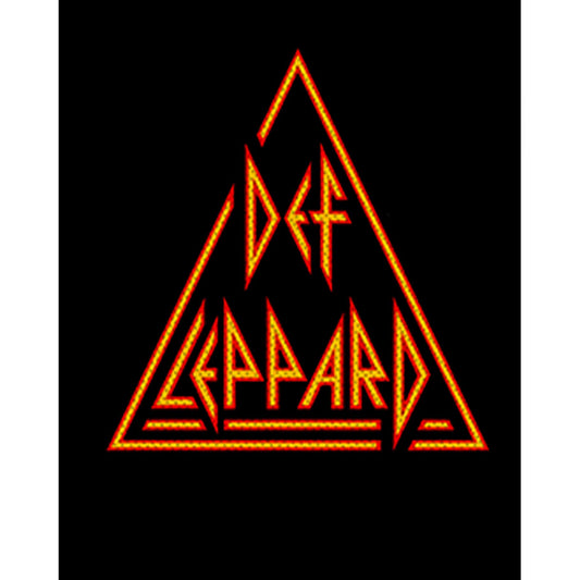 Def Leppard Logo 2 Büyük Sırt Patch Yama