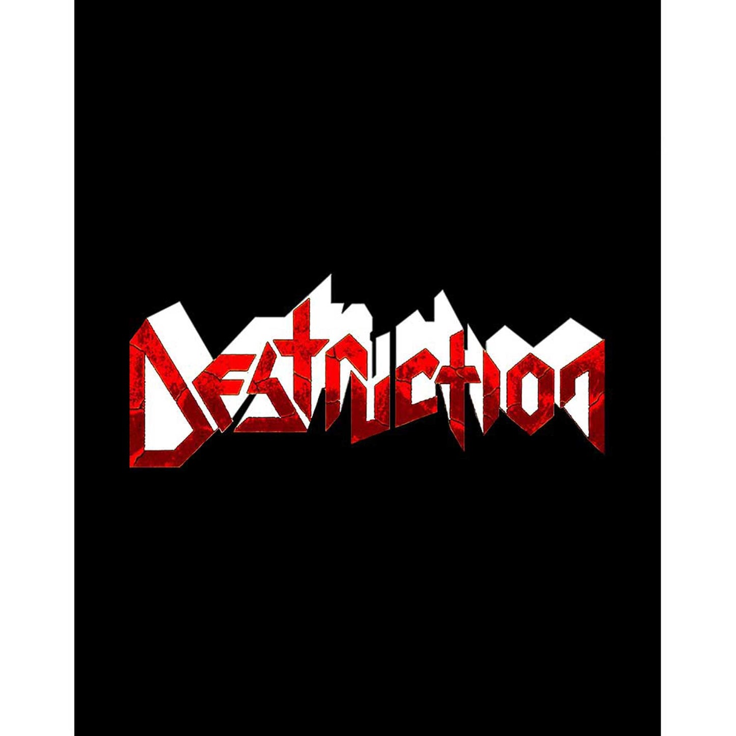 Destruction Logo Büyük Sırt Patch Yama