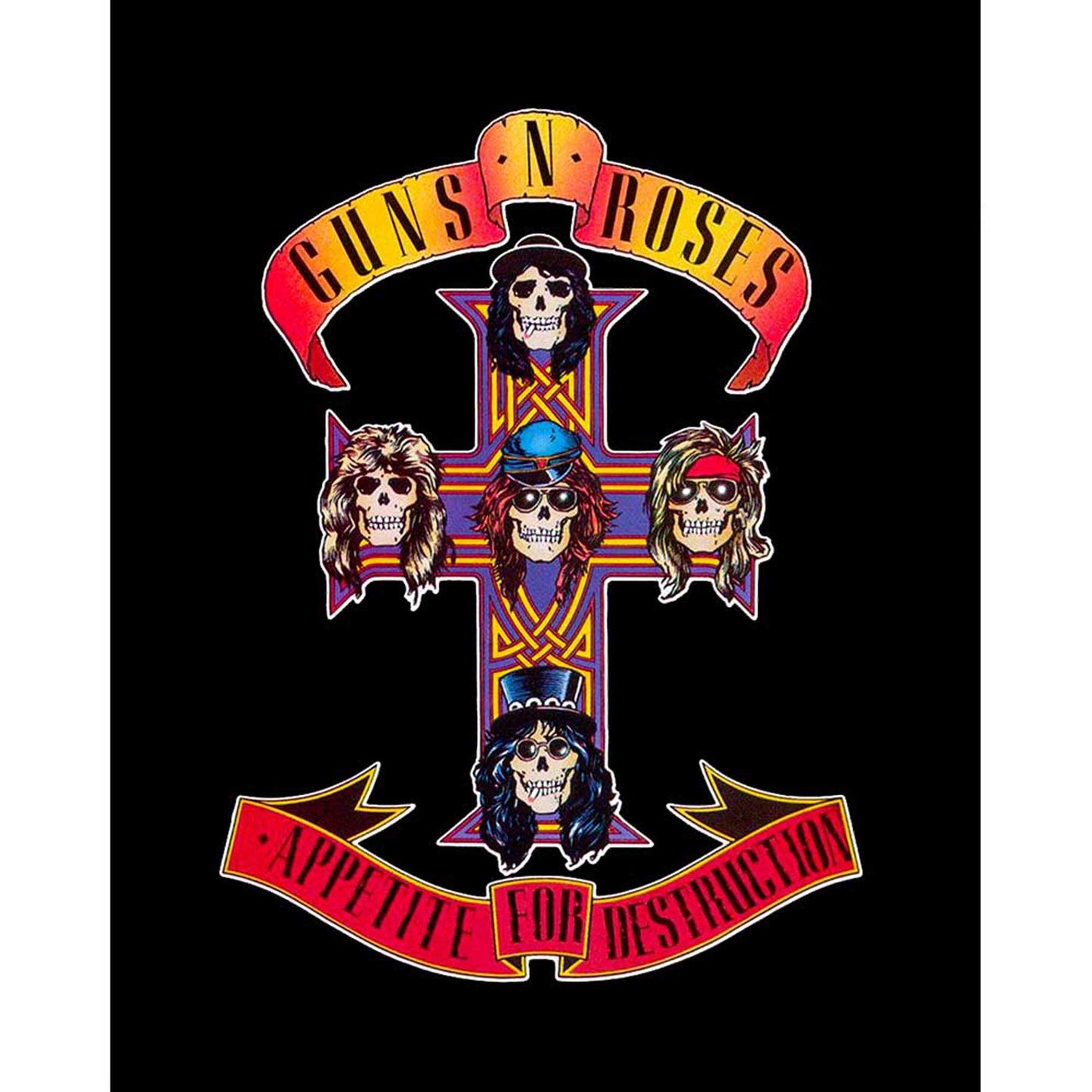 Guns N Roses Appetite for Destruction Büyük Sırt Patch Yama